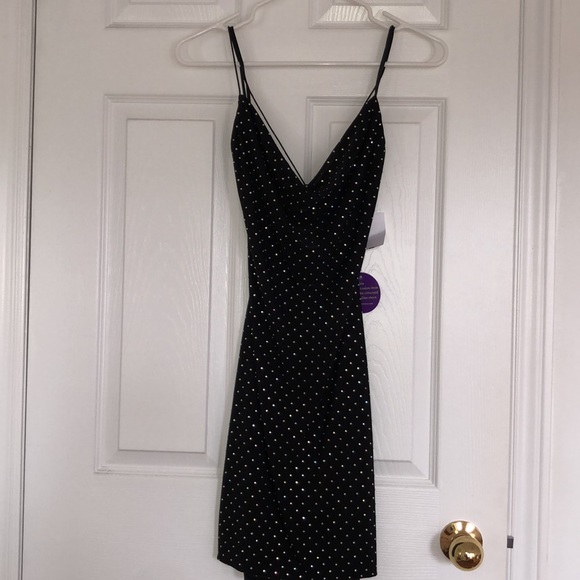 Windsor Clothing Rhinestone Mini Dress - Picture 3 of 3